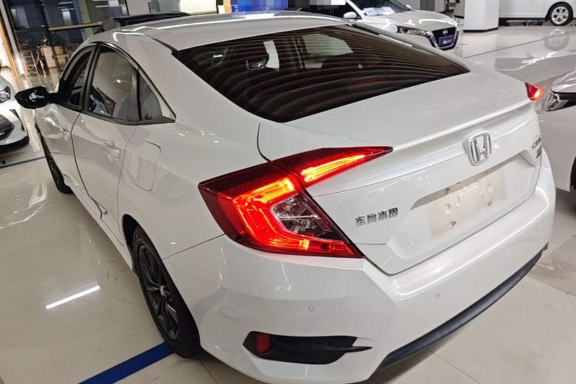 Used Honda Civic 2019 220TURBO CVT Dynamic Edition China VI Rear Left 45 Deg