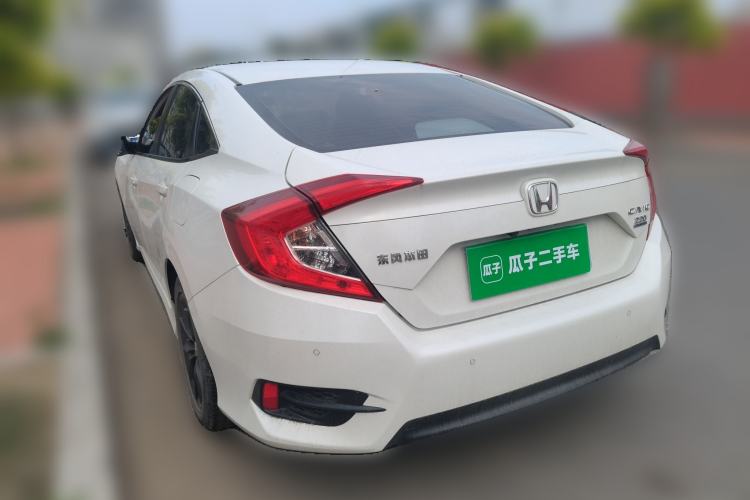 Used Honda Civic 2019 220TURBO CVT Dynamic Edition China VI Rear Left 45 Deg