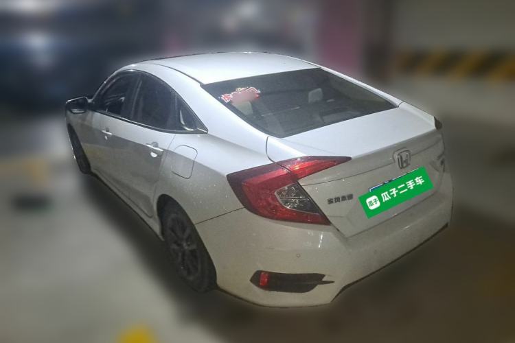 Used Honda Civic 2019 220TURBO CVT Dynamic Edition China VI Rear Left 45 Deg