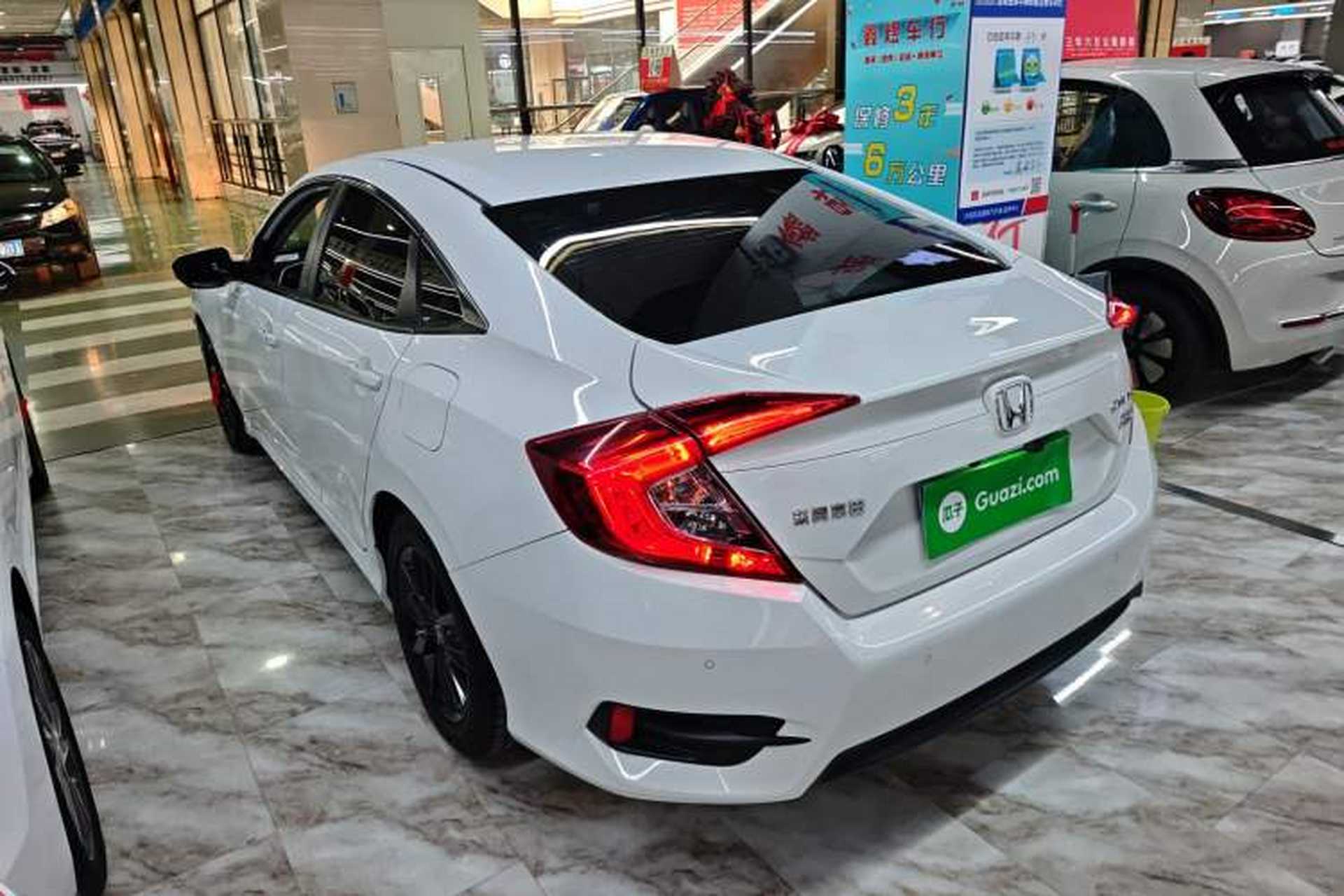 Used Honda Civic 2019 220TURBO CVT Dynamic Edition China VI Rear Left 45 Deg
