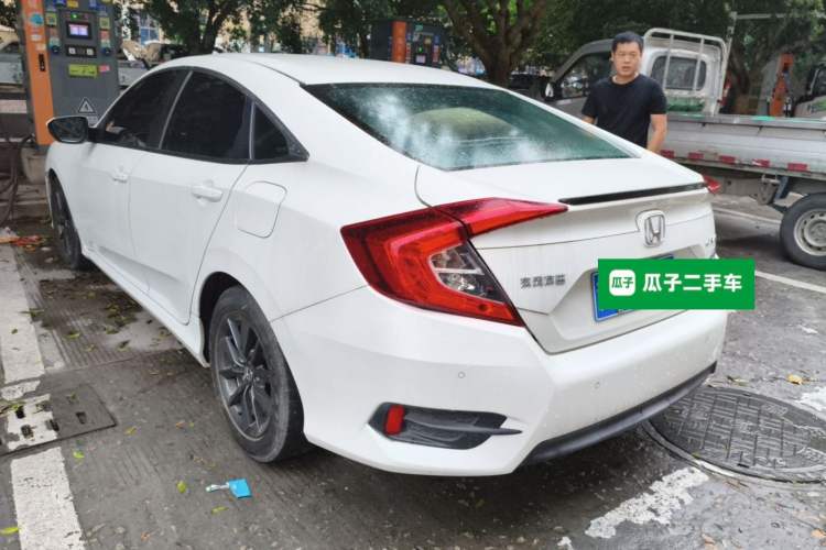Used Honda Civic 2019 220TURBO CVT Dynamic Edition China VI Rear Left 45 Deg