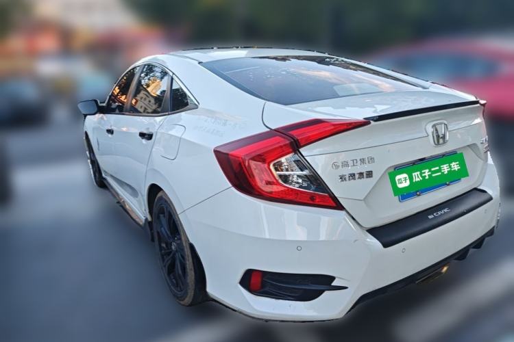 Used Honda Civic 2019 220TURBO CVT Dynamic Edition China VI Emission Standard Rear Left 45 Deg