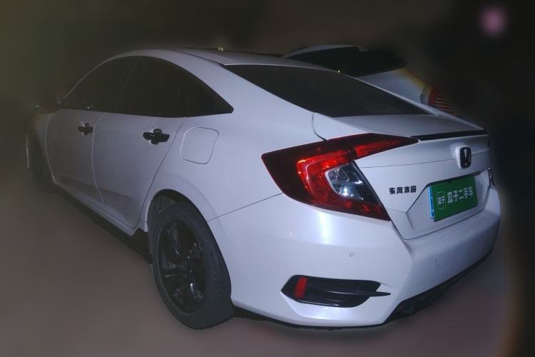 Used Honda Civic 2019 220TURBO CVT Dynamic Edition China VI Emission Standard Rear Left 45 Deg
