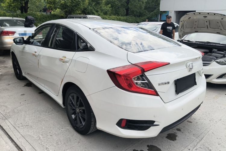 Used Honda Civic 2019 180TURBO CVT Shangdong Edition China VI Rear Left 45 Deg