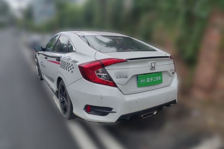 Used Honda Civic 2019 220TURBO CVT Dynamic Edition China VI Emission Standard Rear Left 45 Deg