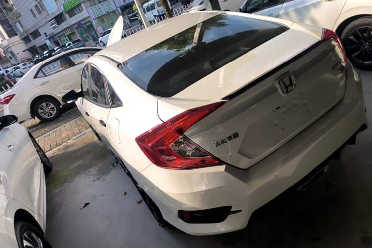Used Honda Civic 2019 220TURBO CVT Dynamic Edition China VI Emission Standard Rear Left 45 Deg
