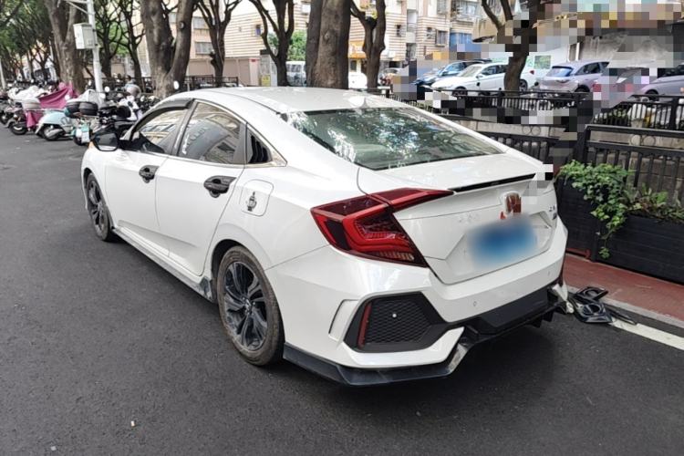 Used Honda Civic 2019 220TURBO CVT Dynamic Edition China VI Emission Standard Rear Left 45 Deg