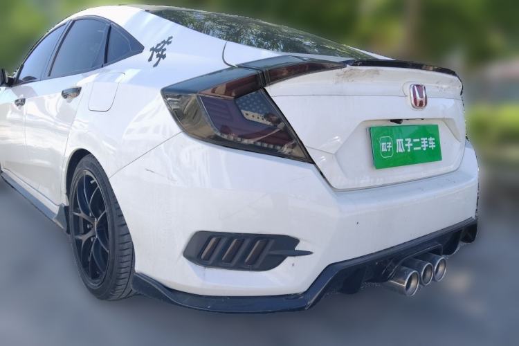 Used Honda Civic 2019 220TURBO CVT Dynamic Edition China VI Emission Standard Rear Left 45 Deg