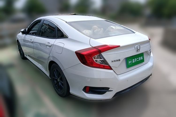 Used Honda Civic 2019 220TURBO CVT Dynamic Edition China VI Rear Left 45 Deg
