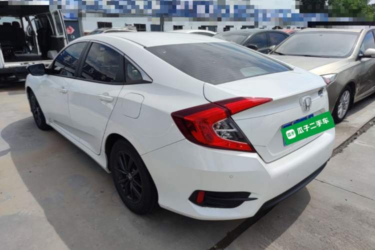Used Honda Civic 2019 220TURBO CVT Dynamic Edition China VI Rear Left 45 Deg