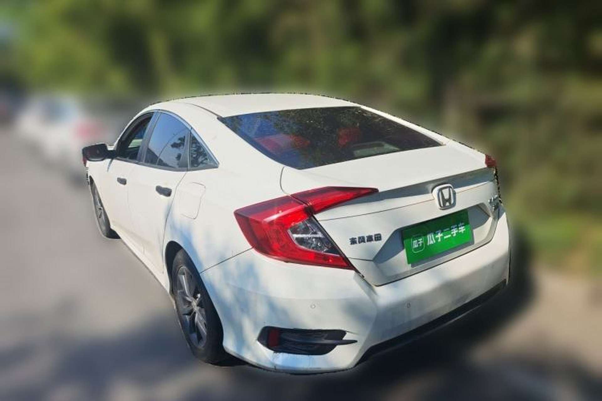 Used Honda Civic 2019 220TURBO CVT Dynamic Edition China VI Rear Left 45 Deg