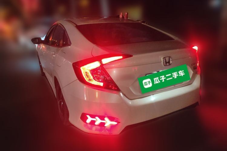 Used Honda Civic 2019 180TURBO CVT Shangqing Edition China VI Rear Left 45 Deg