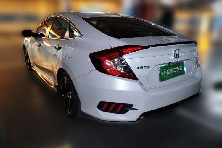 Used Honda Civic 2019 220TURBO CVT Dynamic Edition China VI Emission Standard Rear Left 45 Deg