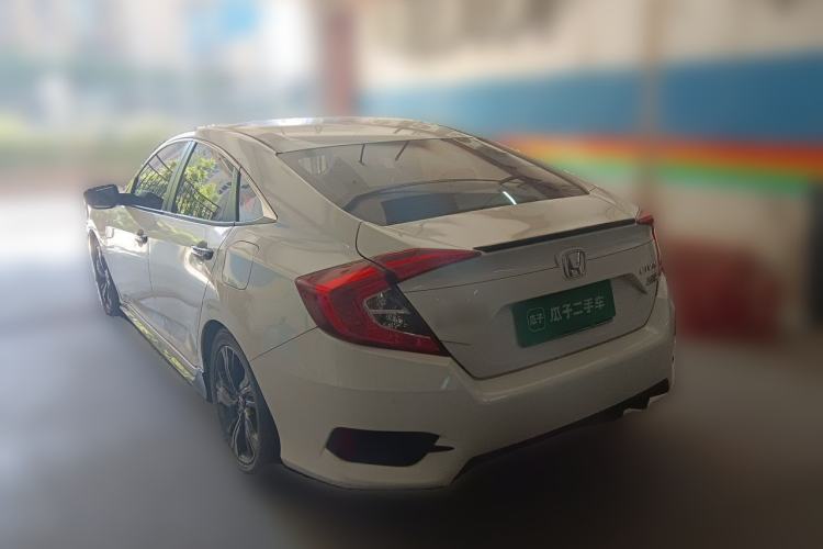 Used Honda Civic 2019 220TURBO CVT Dynamic Edition China VI Emission Standard Rear Left 45 Deg