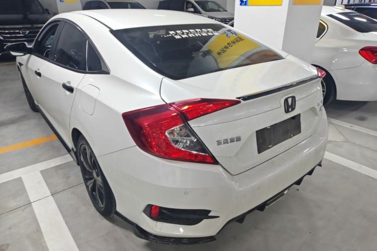 Used Honda Civic 2019 220TURBO CVT Dynamic Edition China VI Emission Standard Rear Left 45 Deg