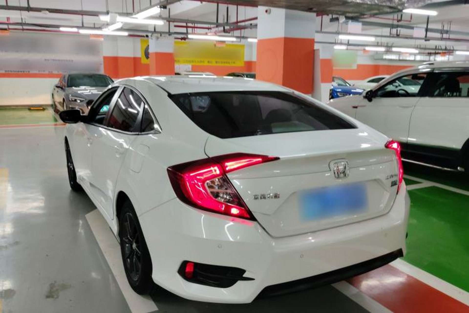 Used Honda Civic 2019 220TURBO CVT Dynamic Edition China VI Rear Left 45 Deg