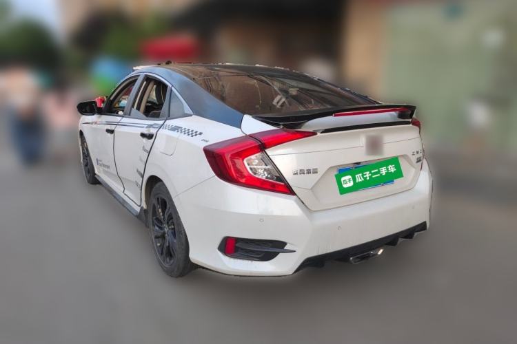 Used Honda Civic 2019 220TURBO CVT Dynamic Edition China V Emission Standard Rear Left 45 Deg
