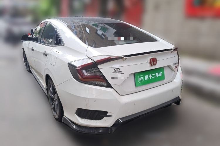 Used Honda Civic 2019 220TURBO CVT Dynamic Edition China VI Emission Standard Rear Left 45 Deg