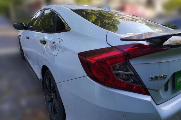 Used Honda Civic 2019 220TURBO CVT Dynamic Edition China V Emission Standard Rear Left 45 Deg