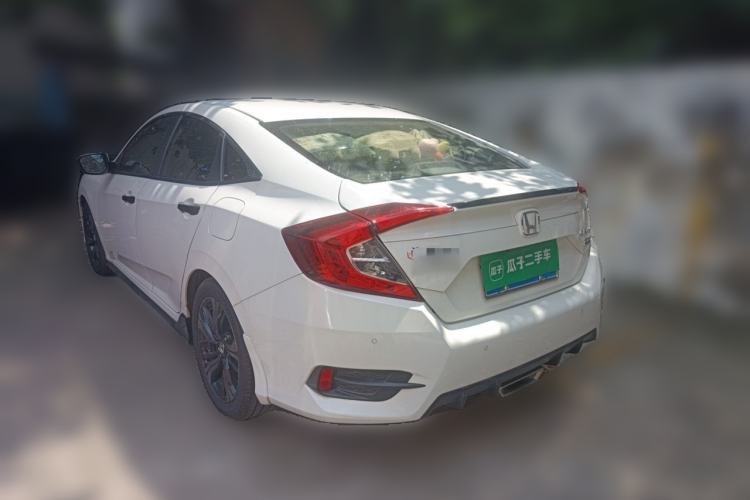 Used Honda Civic 2019 220TURBO CVT Dynamic Edition China V Emission Standard Rear Left 45 Deg