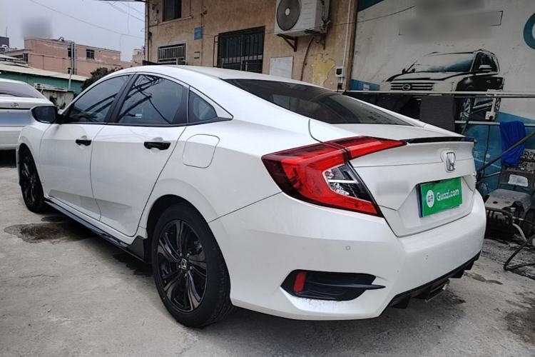 Used Honda Civic 2019 220TURBO CVT Dynamic Edition China VI Emission Standard Rear Left 45 Deg