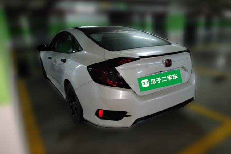 Used Honda Civic 2019 220TURBO CVT Dynamic Edition China VI Rear Left 45 Deg