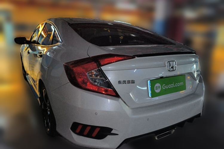 Used Honda Civic 2019 220TURBO CVT Dynamic Edition China VI Emission Standard Rear Left 45 Deg