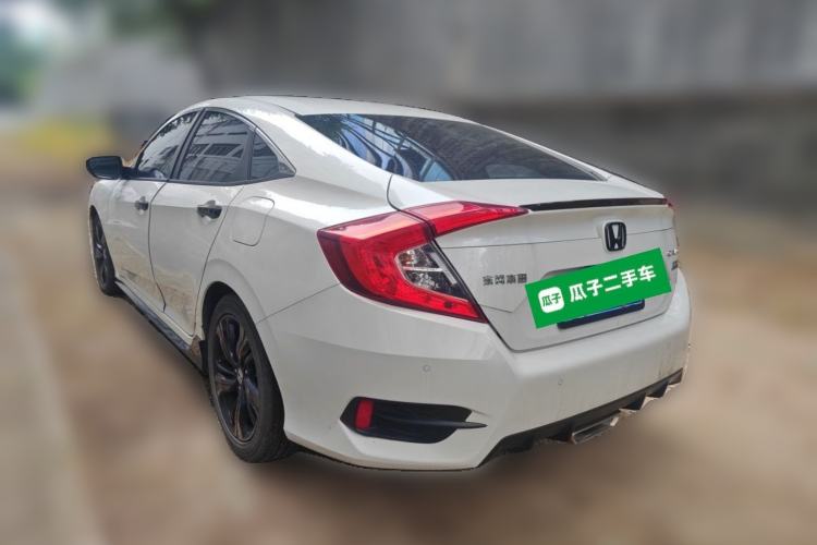 Used Honda Civic 2019 220TURBO CVT Dynamic Edition China VI Emission Standard Rear Left 45 Deg