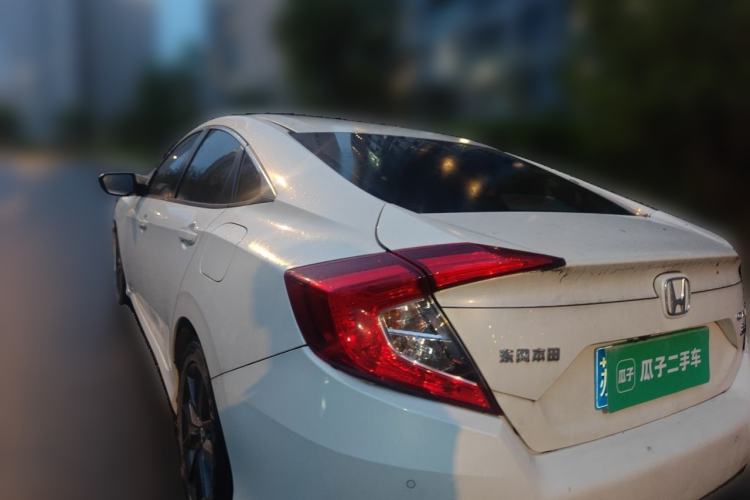 Used Honda Civic 2019 220TURBO CVT Dynamic Edition China VI Rear Left 45 Deg