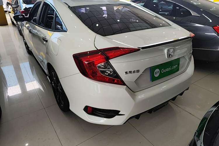 Used Honda Civic 2019 220TURBO CVT Dynamic Edition China VI Emission Standard Rear Left 45 Deg