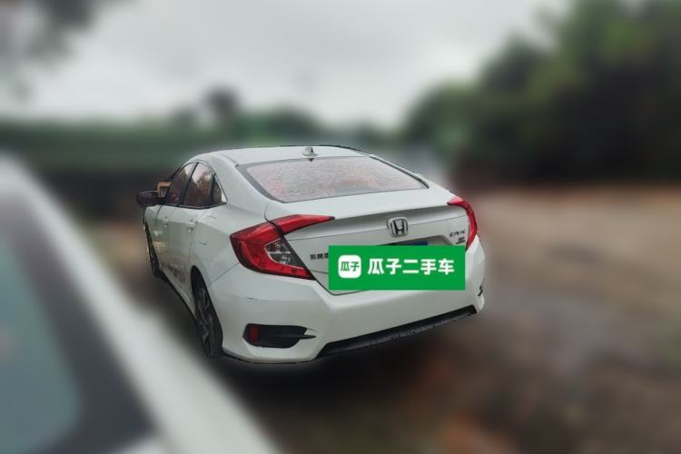 Used Honda Civic 2019 180TURBO CVT Shangyue Edition China V Emission Standard Rear Left 45 Deg