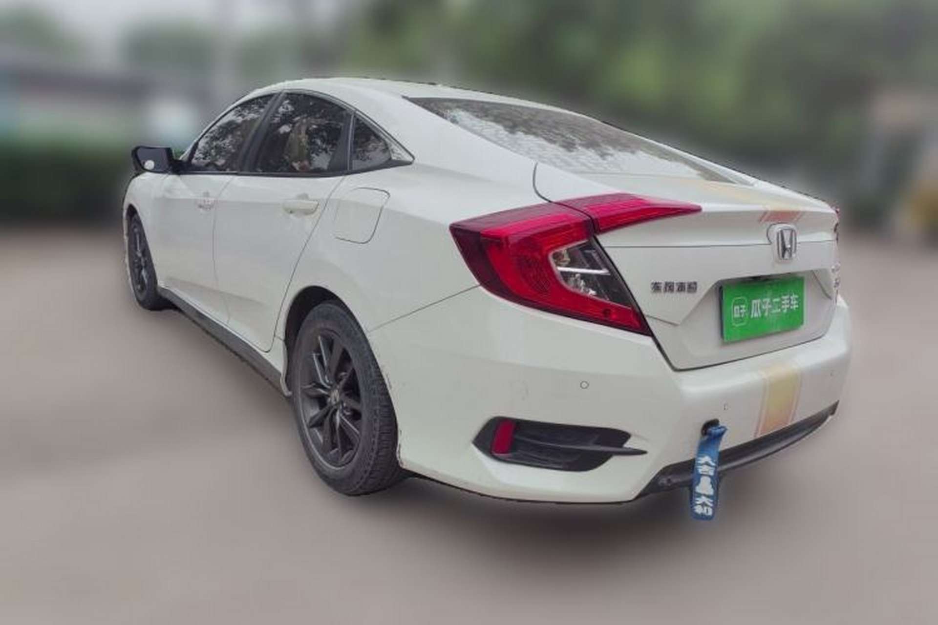 Used Honda Civic 2019 180TURBO CVT Shangdong Edition China VI Rear Left 45 Deg