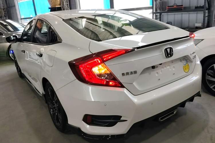 Used Honda Civic 2019 220TURBO CVT Dynamic Edition China VI Emission Standard Rear Left 45 Deg