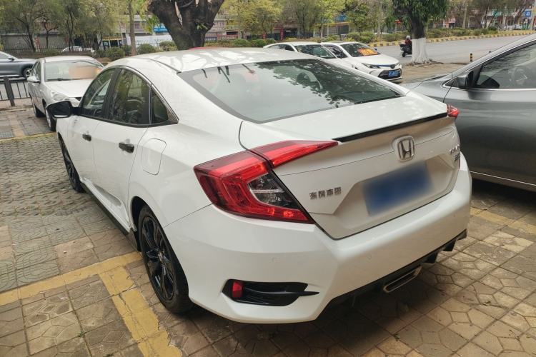 Used Honda Civic 2019 220TURBO CVT Dynamic Edition China VI Emission Standard Rear Left 45 Deg
