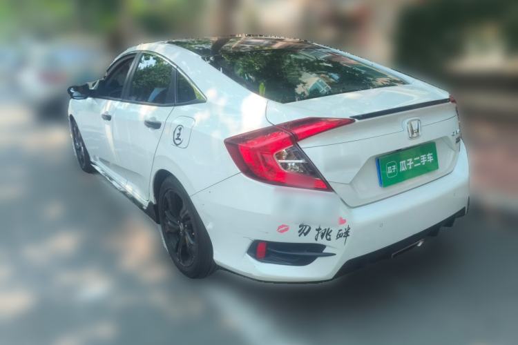 Used Honda Civic 2019 220TURBO CVT Dynamic Edition China VI Emission Standard Rear Left 45 Deg