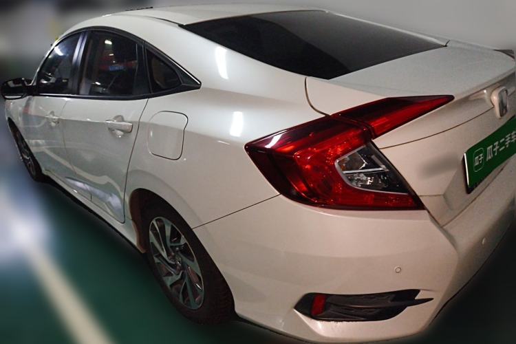 Used Honda Civic 2019 180TURBO CVT Shangyue Edition China VI Emission Standard Rear Left 45 Deg
