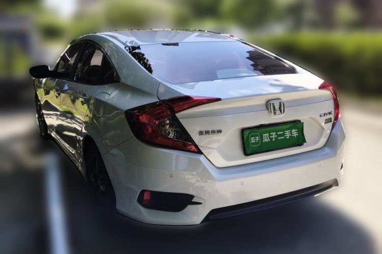 Used Honda Civic 2019 220TURBO CVT Dynamic Edition China VI Rear Left 45 Deg