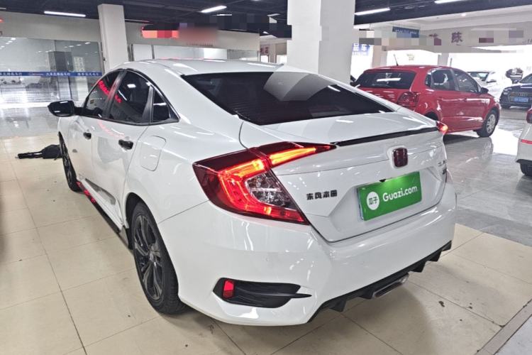 Used Honda Civic 2019 220TURBO CVT Dynamic Edition China VI Emission Standard Rear Left 45 Deg