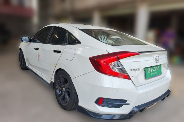 Used Honda Civic 2019 220TURBO CVT Dynamic Edition China VI Emission Standard Rear Left 45 Deg