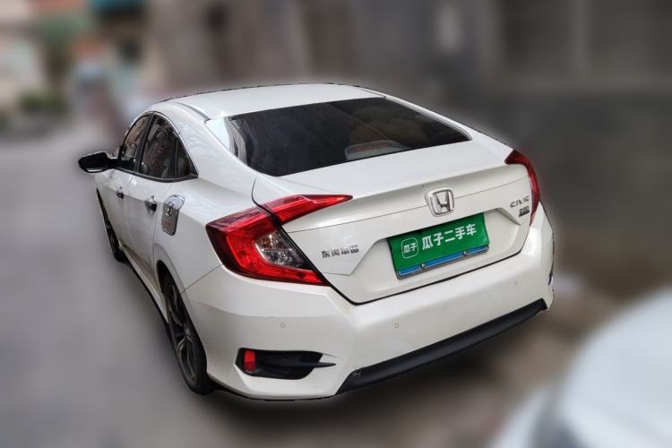 Used Honda Civic 2019 220TURBO CVT Power Edition China VI Emission Standard Rear Left 45 Deg