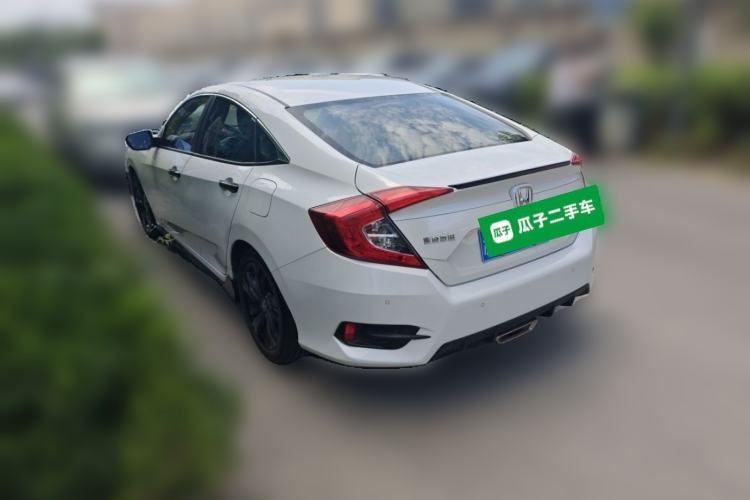 Used Honda Civic 2019 220TURBO CVT Dynamic Edition China V Emission Standard Rear Left 45 Deg