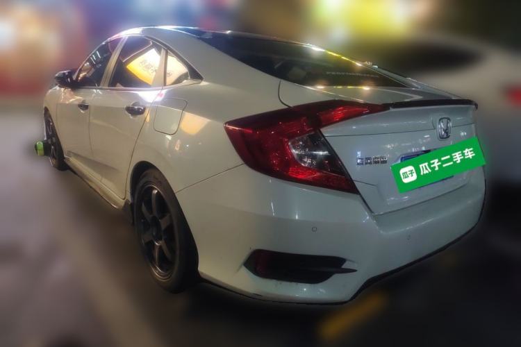 Used Honda Civic 2019 220TURBO CVT Dynamic Edition China VI Emission Standard Rear Left 45 Deg