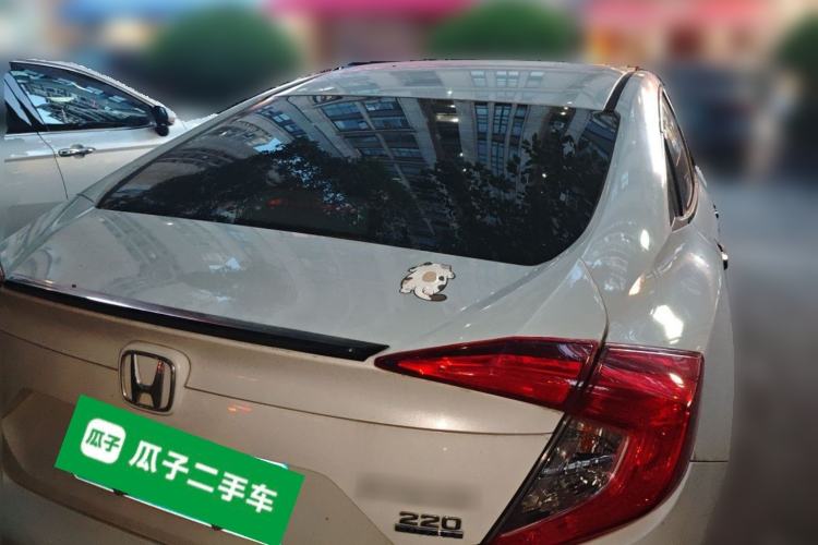 Used Honda Civic 2019 220TURBO CVT Dynamic Edition China V Emission Standard Rear