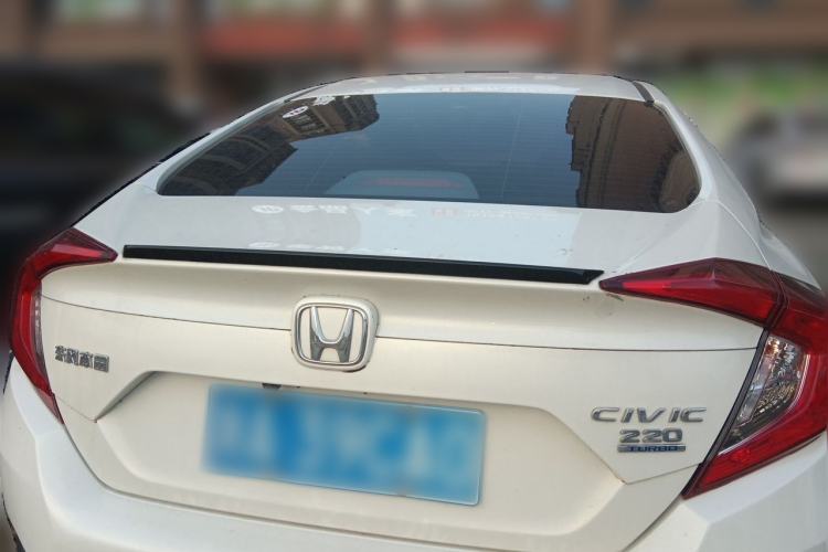 Used Honda Civic 2019 220TURBO CVT Dynamic Edition China VI Emission Standard Rear