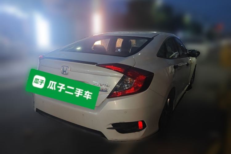 Used Honda Civic 2019 220TURBO CVT Dynamic Edition China VI Rear Right 45 Deg