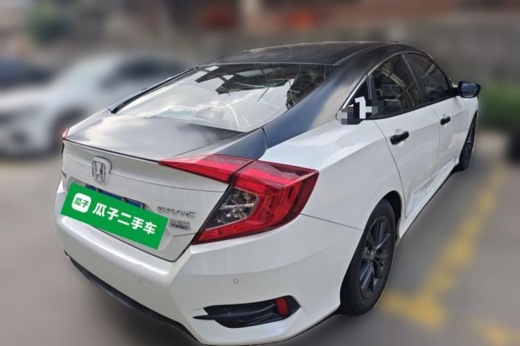 Used Honda Civic 2019 220TURBO CVT Dynamic Edition China VI Rear Right 45 Deg