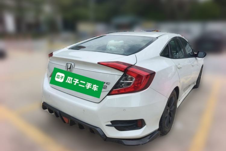 Used Honda Civic 2019 220TURBO Manual Jinkong Edition China V Emission Standard Rear Right 45 Deg