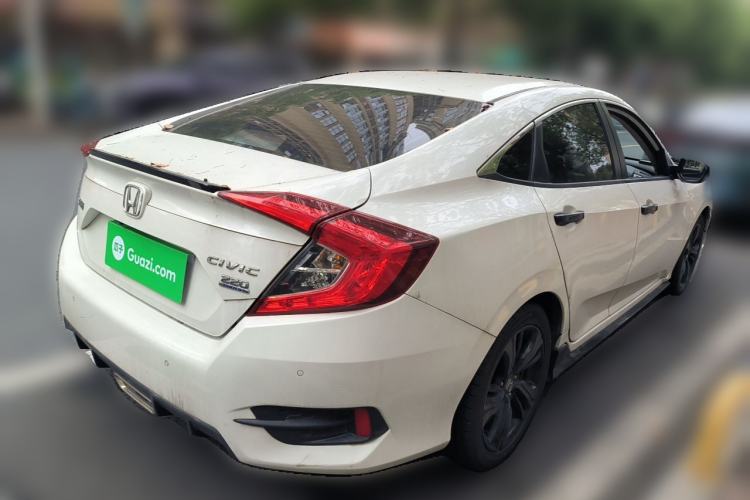 Used Honda Civic 2019 220TURBO CVT Dynamic Edition China VI Emission Standard Rear Right 45 Deg