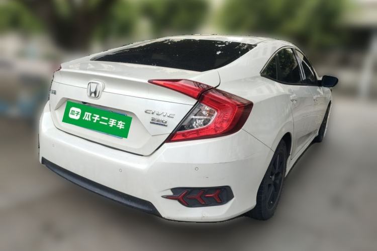 Used Honda Civic 2019 220TURBO CVT Dynamic Edition China VI Rear Right 45 Deg