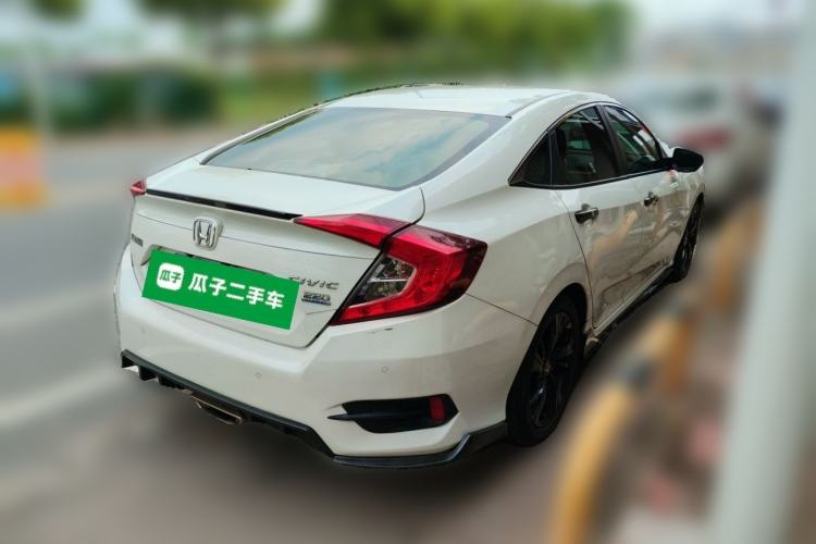 Used Honda Civic 2019 220TURBO CVT Dynamic Edition China V Emission Standard Rear Right 45 Deg